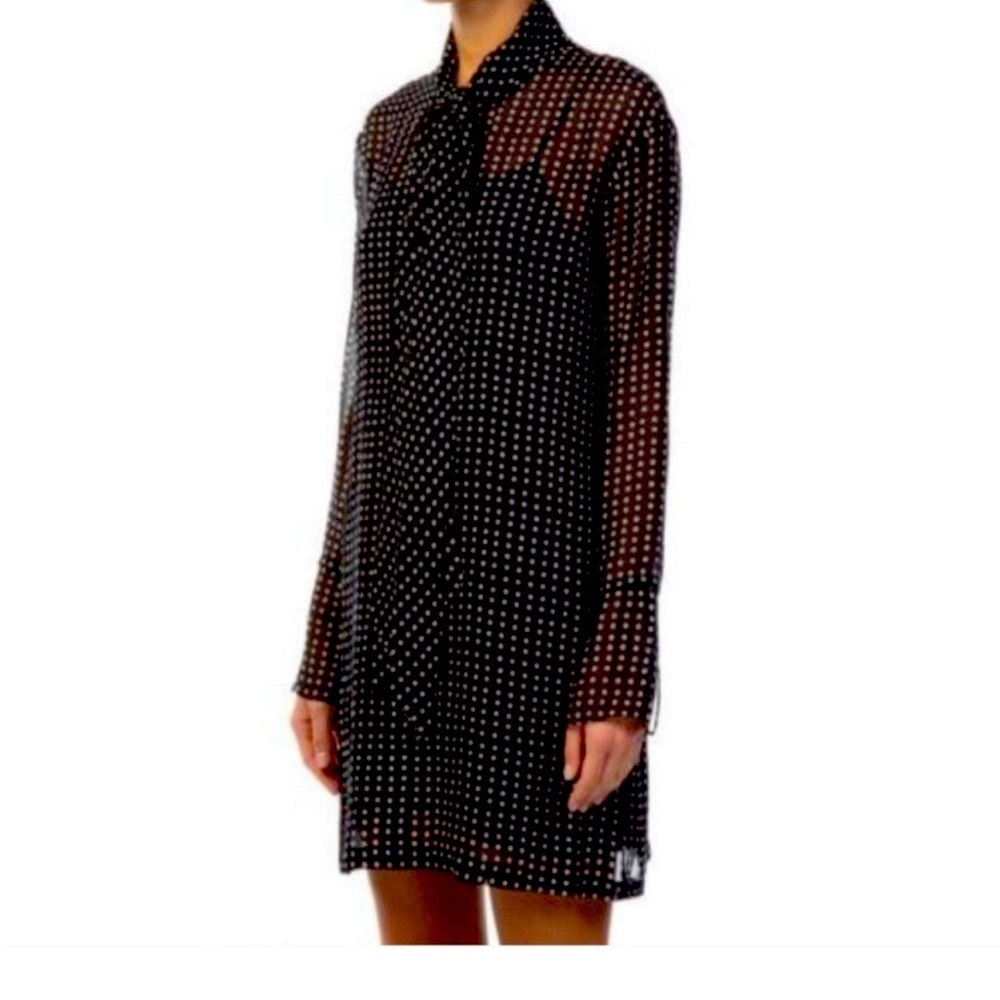 Theory Sheer Shift Dress